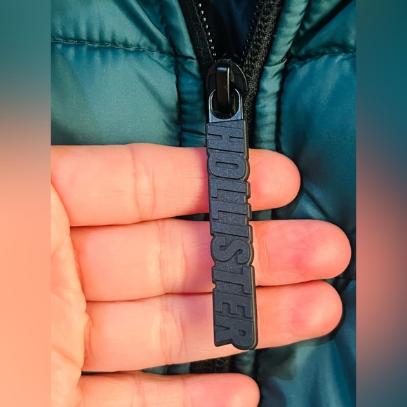 Hollister XXL men’s jacket winter perfect color green and black - Picture 6 of 10